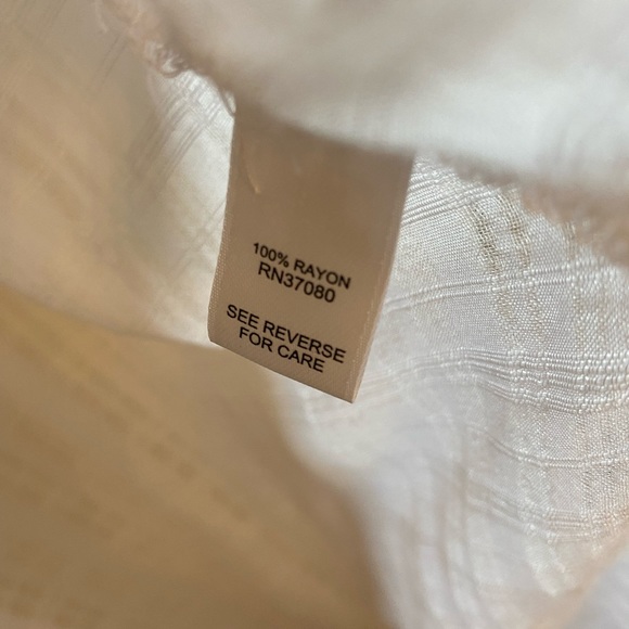 Gauzy White Button Down - Picture 2 of 5